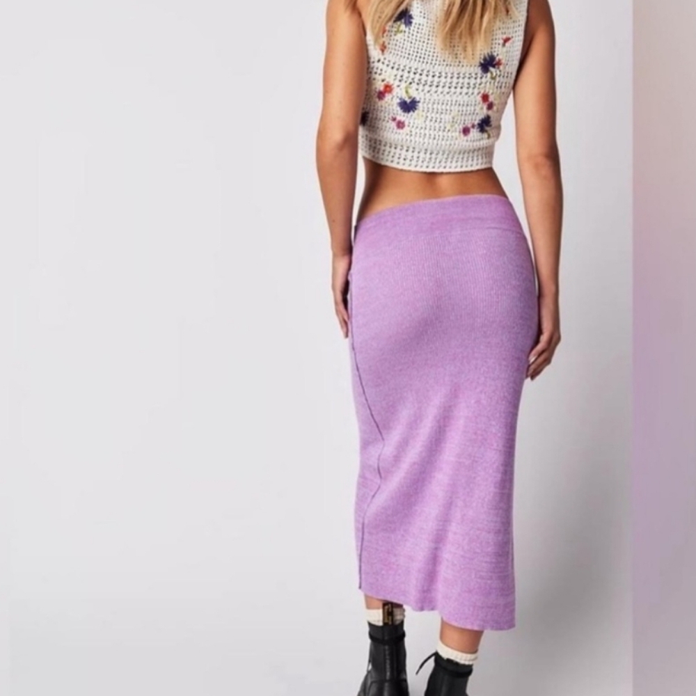 3 NWOT Free People Golden Hr Midi Skirts Sz XS - Picture 6 of 6